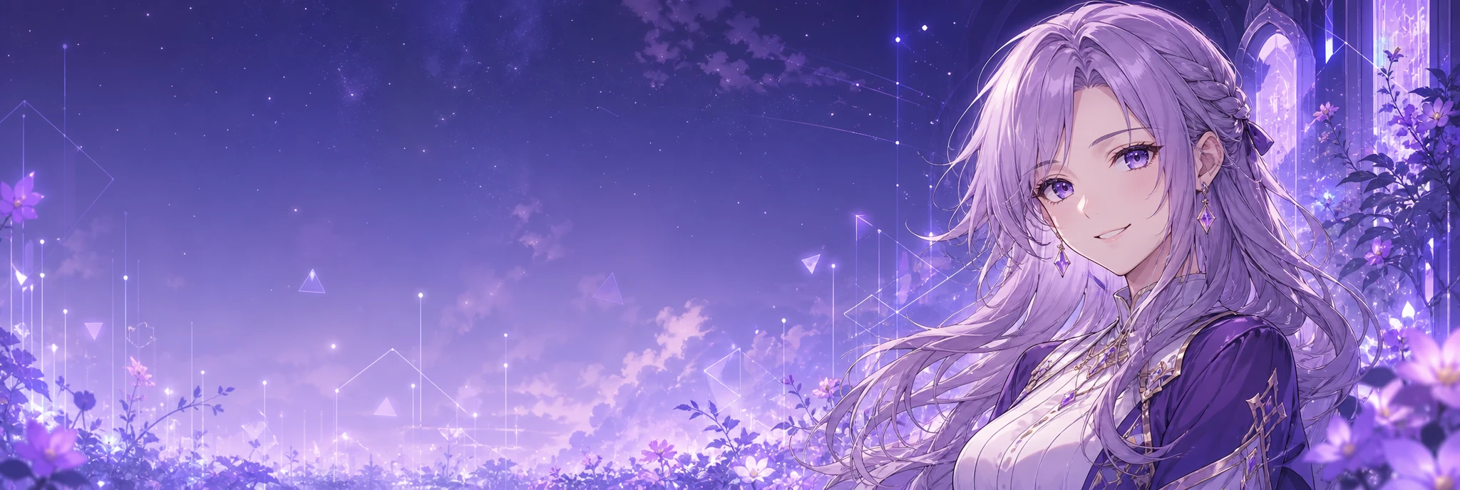 原创动漫少女横幅