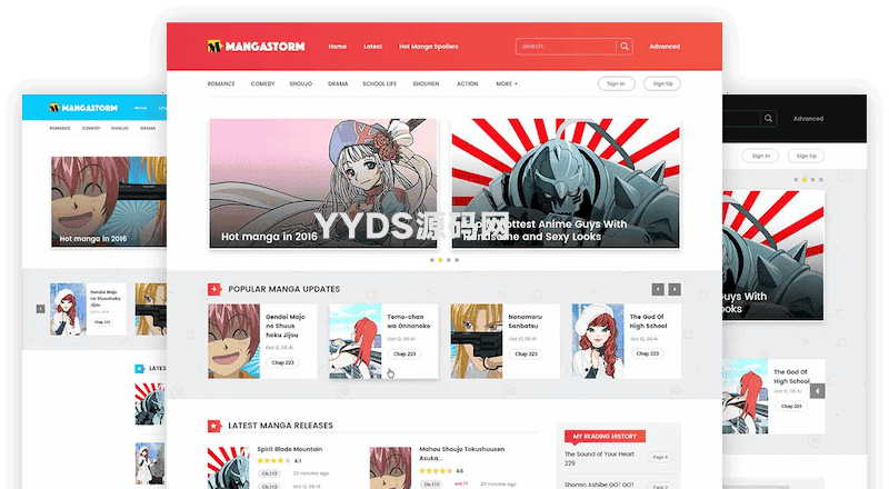 Madara 2.2.2.1主题源码 响应式WordPress漫画小说主题模板