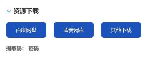 一款好看的酷乐emlog下载按钮样式插件