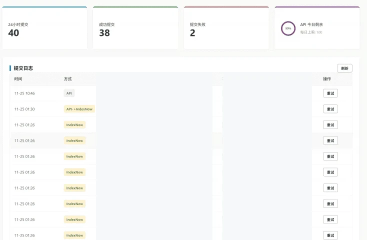 WordPress 必应站长提交插件 5.8